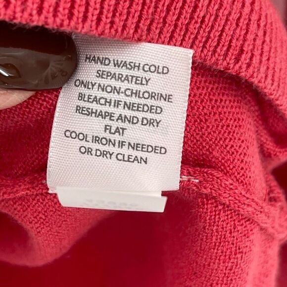 J Jill Silk Blend Long Sleeve Lightweight Sweater Women XS Pink Very Soft - Picture 5 of 5